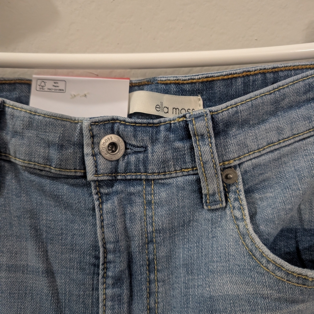Ella Moss Light Blue Straight Leg Jeans - Picture 3 of 7
